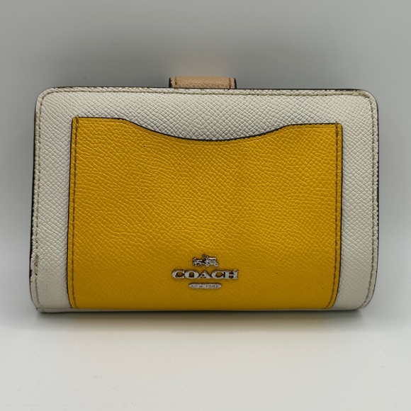 Coach Handbags - Coach Women's Wallet in Yellow and White